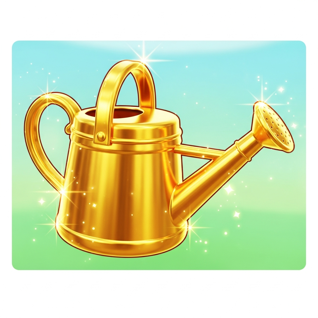Golden Watering Can Normal Adopt Me pet