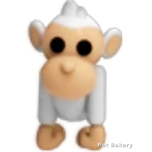 Albino Monkey Adopt Me pet