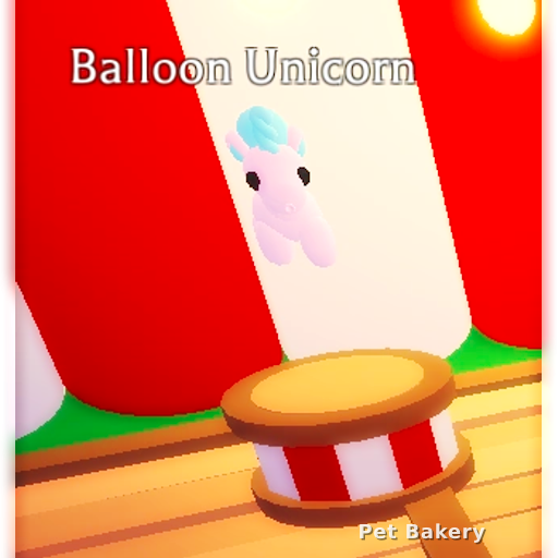 Balloon Unicorn Adopt Me pet