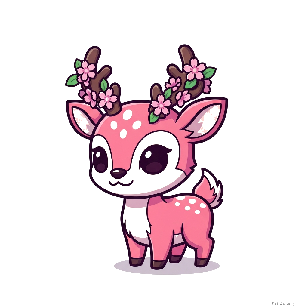 Cherry Blossom Deer Adopt Me pet