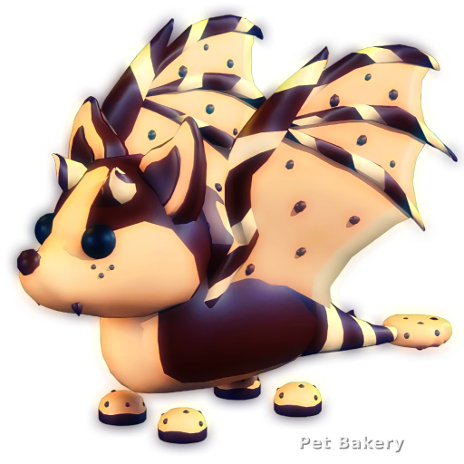 Chocolate Chip Bat Dragon Adopt Me pet