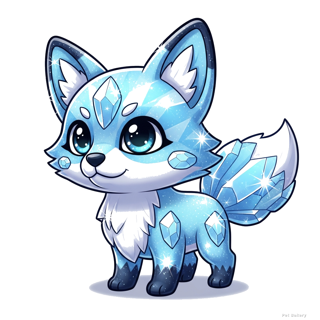 Crystal Fox Adopt Me pet