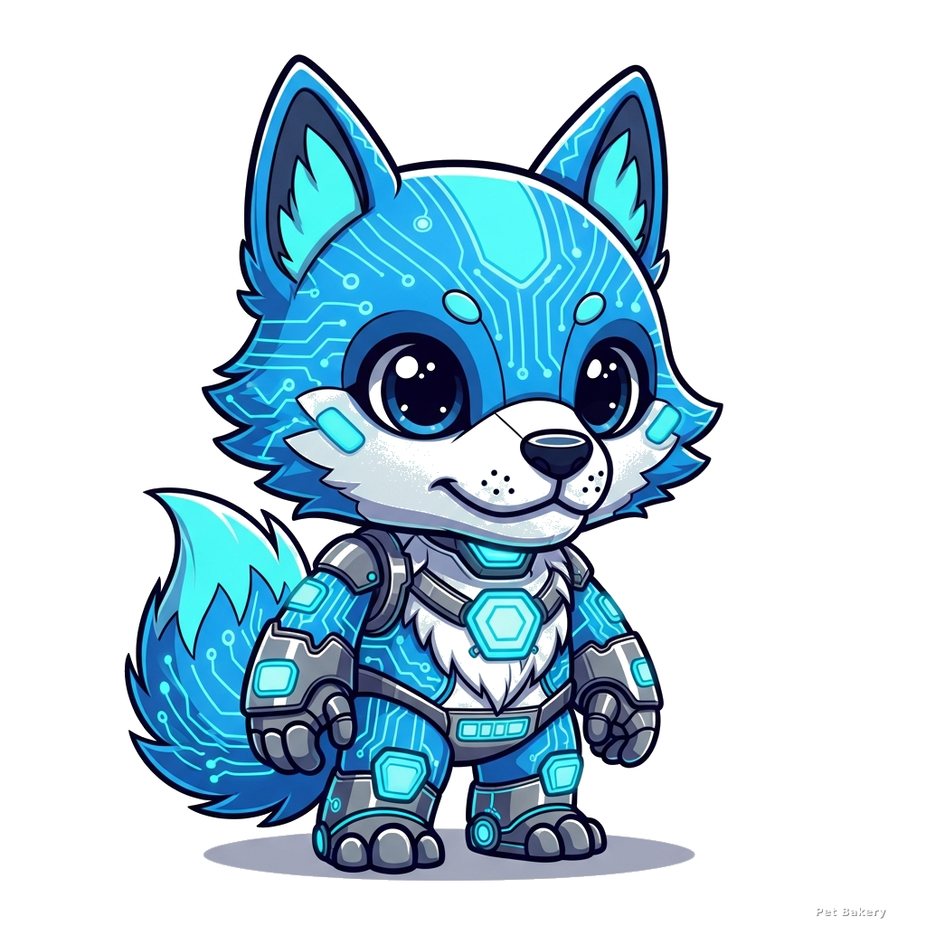 Cyber Wolf Adopt Me pet