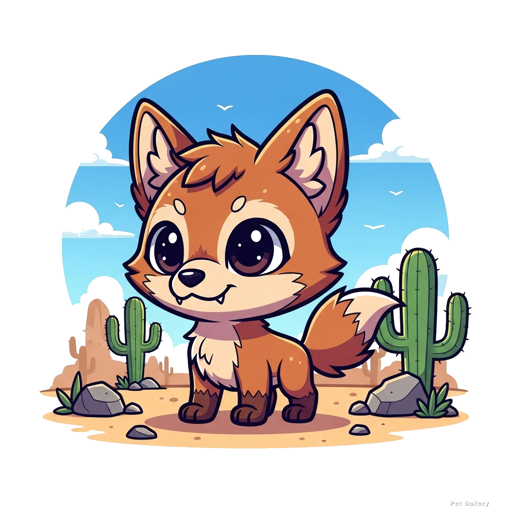 Dusty Coyote Adopt Me pet