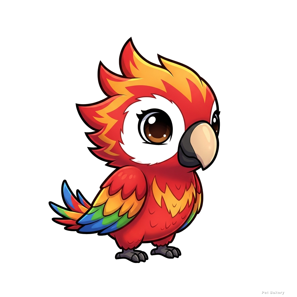 Fiery Parrot Adopt Me pet
