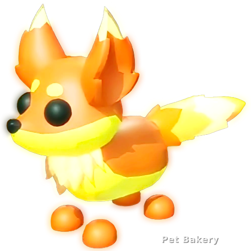 Flaming Fox Adopt Me pet