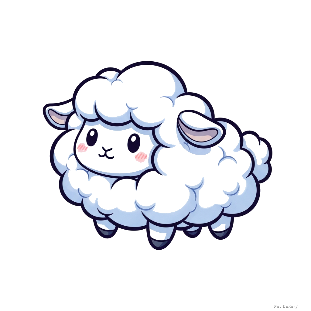 Fluffy Cloud Sheep Adopt Me pet