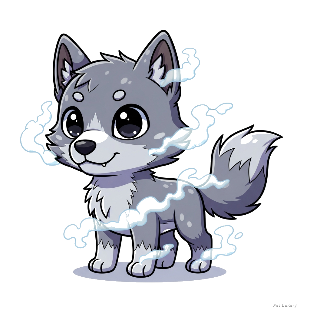 Fog Wolf Adopt Me pet