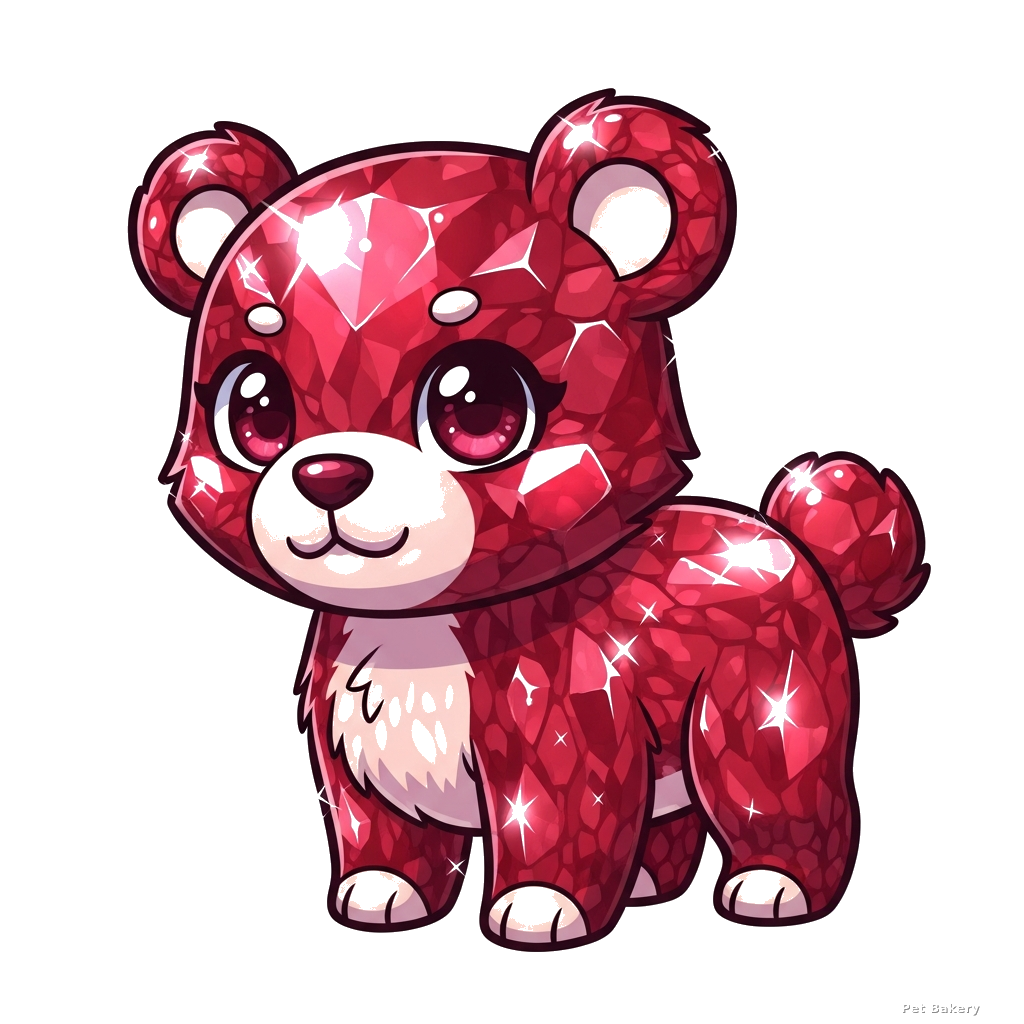 Garnet Bear Adopt Me pet