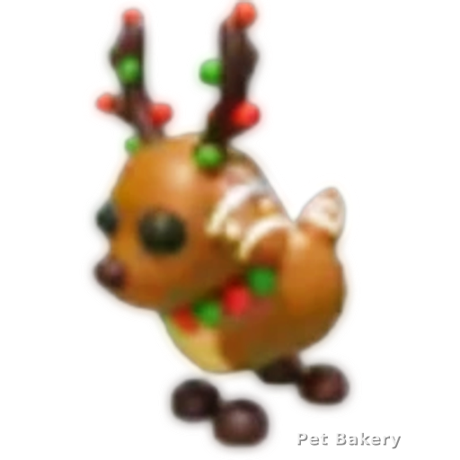 Gingerbread Reindeer Adopt Me pet