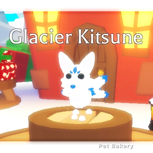 Glacier Kitsune Adopt Me pet