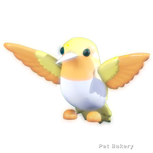 Golden Hummingbird Adopt Me pet