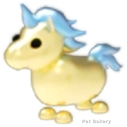 Golden Unicorn Adopt Me pet
