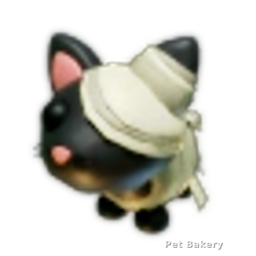 Halloween Black Mummy Cat Adopt Me pet