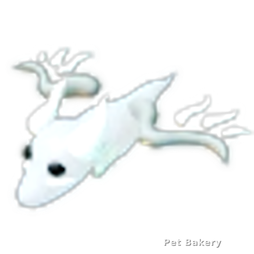 Halloween White Ghost Dragon Adopt Me pet