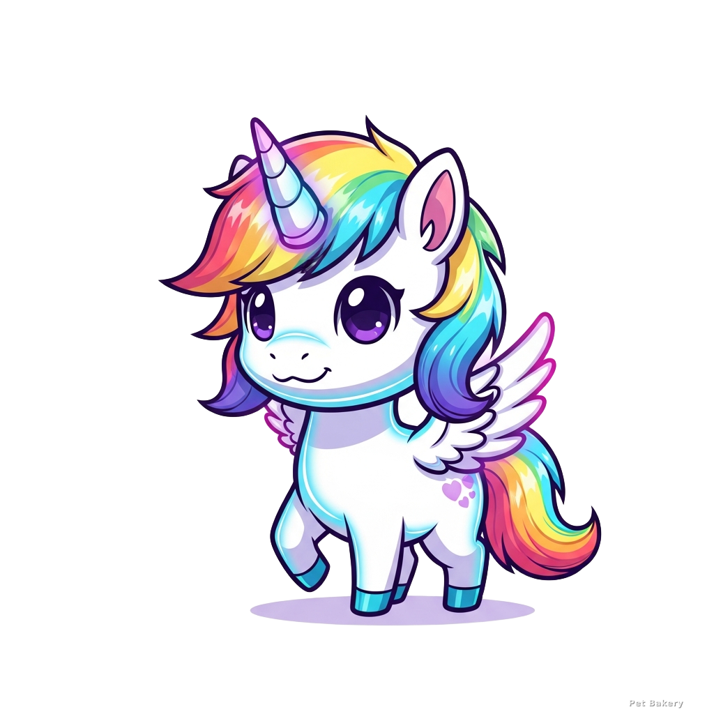 Neon Unicorn Adopt Me pet