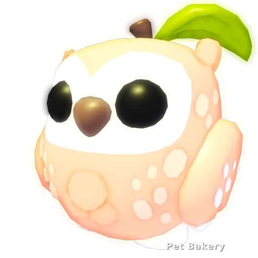 Peach Owl Adopt Me pet
