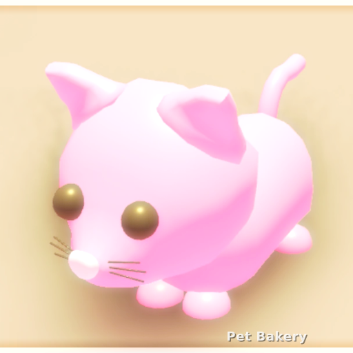 Pink Cat Adopt Me pet