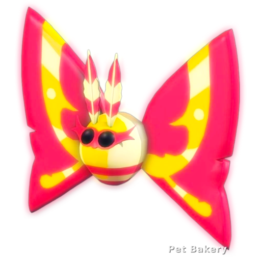 Rosy Maple Moth Adopt Me pet