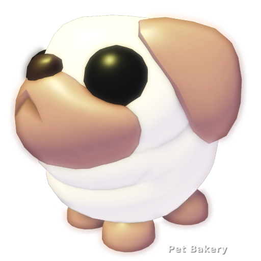 Snowball Pug Adopt Me pet