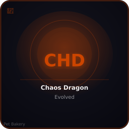 Chaos Dragon (Evolved) Normal Adopt Me pet