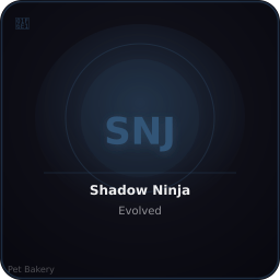Shadow Ninja (Evolved) Normal Adopt Me pet