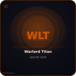 Warlord Titan (Secret) Normal Adopt Me pet