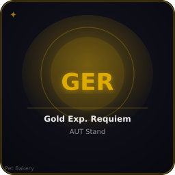 Gold Experience Requiem Normal Adopt Me pet