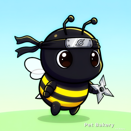 Gifted Ninja Bee Normal Adopt Me pet