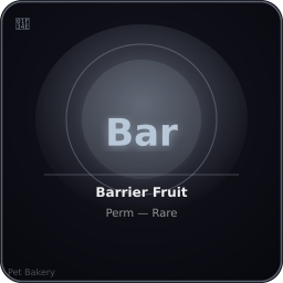 Barrier Fruit (Perm) Normal Adopt Me pet