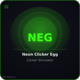 Neon Clicker Egg Normal Adopt Me pet
