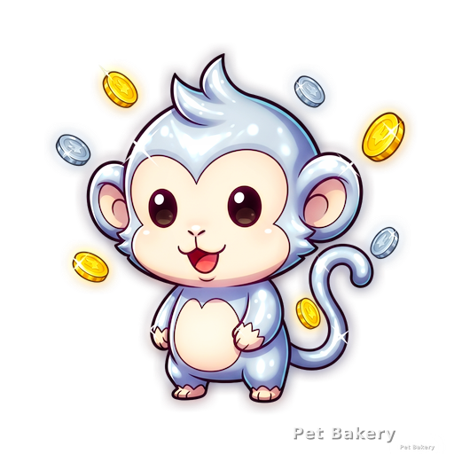 Silver Monkey Normal Adopt Me pet