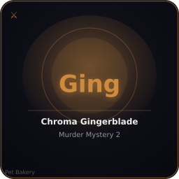 Chroma Gingerblade Normal Adopt Me pet