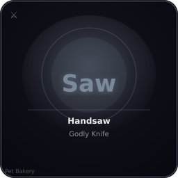 Handsaw (Godly) Normal Adopt Me pet