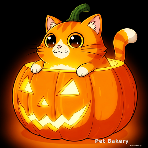 Huge Pumpkin Cat Normal Adopt Me pet