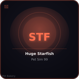 Huge Starfish Normal Adopt Me pet