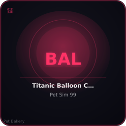 Titanic Balloon Cat Normal Adopt Me pet