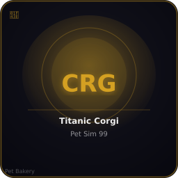 Titanic Corgi Normal Adopt Me pet