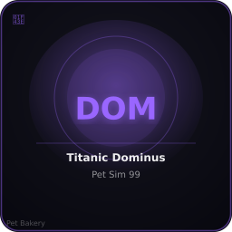 Titanic Dominus Normal Adopt Me pet