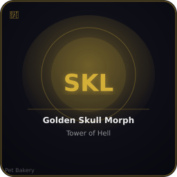 Golden Skull Morph Normal Adopt Me pet